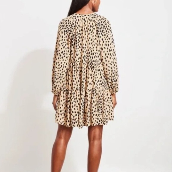 Vineyard Vines Tan and Black Long Sleeve Dress - Picture 3 of 14